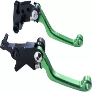 광고 프로 모터사이클 브레이크 클러치 레버 핸들 CNC 알루미늄 KLX125 2010-2016 D-트랙커 KLX250SF