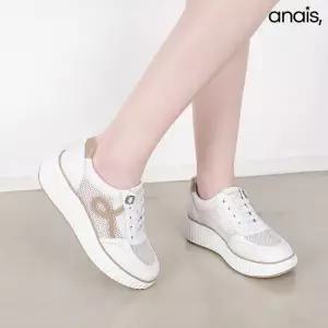 [아나이스] 여름 메쉬 통굽 여성 스니커즈 4.5cm_26S260