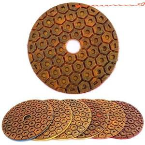 습식 금속 다이아몬드 연마 패드 4 개 인치 100mm 콘크리트 화강암 대리석 돌 바닥 그라인딩 휠 디스크용