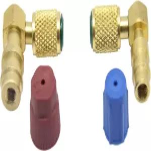 R12에서 R134A AC 피팅 어댑터 키트 R134a 변환 퀵 커플러 밸브 A/C R12 R22에서 고/저 포트 1/4인치 SAE