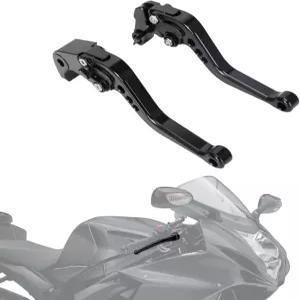 GSXR 600 750 1000용 IUVWISN 브레이크 클러치 레버 CNC 11-24 09-24 블랙용 모터사이클 조절식