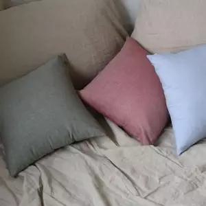 아잠 선염순면 멜란지 쿠션(쿠션커버+쿠션솜)
