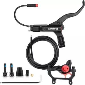 하이클라인 전기 자전거 유압 디스크 브레이크 세트 Zoom H875E 2-피스톤 전원 차단 키트 160mm/180mm 로터