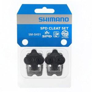시마노 SM-SH51 SPD 페달 클리트 세트, 4mm 앨런 렌치 포함