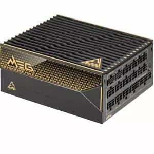 MSI MEG Ai1600T PCIE5 전원 공급 장치 1600W 80 Plus 티타늄 ATX 3.1 5.1 GPU 지원 듀얼 네이티브 12V-2x6