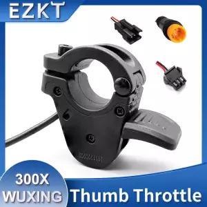 전기 자전거 Accessorie WuXing 300X Ebike 엄지 스로틀 왼쪽/오른쪽 손가락 24V 36V 48V 60V 72V 범용