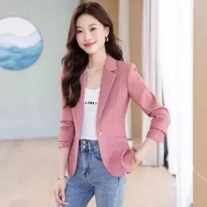 모직 캐주얼 빈티지 봄가을 정장 코트 재킷 슬림핏 여성패션 톱 DL3