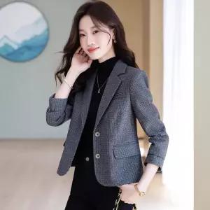 모직 빈티지 코트 봄가을 여성패션 상의 정장 재킷 DL3