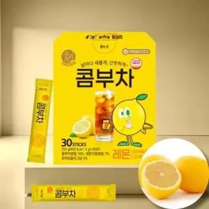 콤부차 레몬 맛 음료 30포 건강차 음료