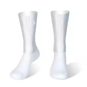 미끄럼 방지 실리콘 여름 에어로 양말 화이트라인 사이클링 남성용 자전거 스포츠 러닝 바이크 칼세티네스