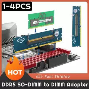 노트북 SO DDR5 RAM-데스크탑 U-DIMM 어댑터 메모리 카드 변환기 SO-DIMM-PC