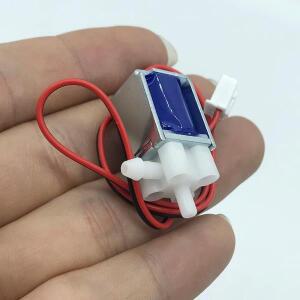 DC 5V 6V 전기 미니 N/C 솔레노이드 밸브 물 공기 가스 방출 배기 2위치 방향 펌프용