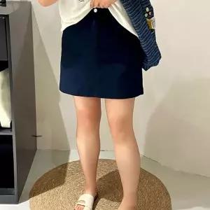 WL 아모넬라 클린핏 스커트 빅사이즈 치마 여성빅사이즈 데이트룩