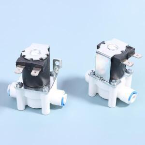 1PC 인렛 솔레노이드 밸브 12V 24V  정수기 역삼투압 2포인트 퀵 커넥트 스위치