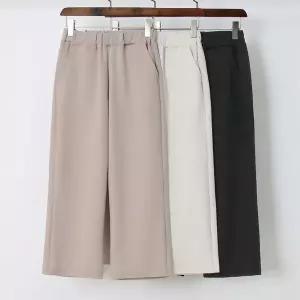 [아이우먼]빅사이즈바지 P475L604 베이직스판통일자팬츠 LO_P423219705