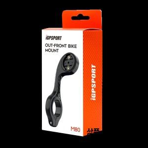 기존 IGPSPORT M80 홀더 확장 브래킷 자전거 헤드 라이트 마운트 바 Garmin Edge BSC200 IGS630 용 사이클