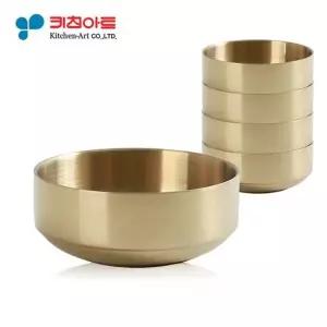 [무료배송] 키친아트 금상첨화 티타늄 이중 물김치탕기 5개 세트