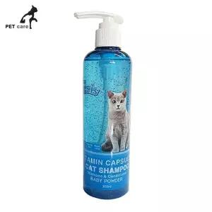 [RIZPICK]베이비파우더향 고양이 비타민캡슐샴푸 300ml 더캣츠