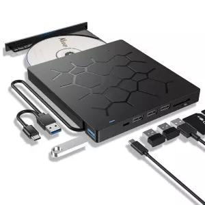 외장ODD USB 3.0 A C타입 외장 ODD CD DVD롬 레코더 7in1 ED02
