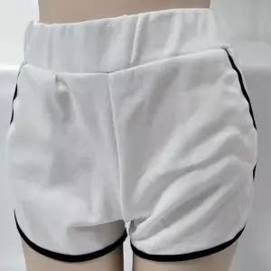 여성 여름 데일리 배색 3부 츄리닝 홈웨어 숏팬츠 반바지