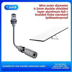 Starlink Satellite Gen3 V3 이더넷 케이블 어댑터 SPX-RJ45 접시/라우터 3 직사각형 위성 RJ45 변환기