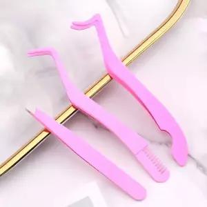 연장 빗 눈썹칼 3종 핀셋 속눈썹 눈썹정리칼