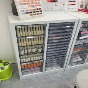 파츠 정리함 네일샵 슬라이딩 젤 서랍장 소품 보관 재료 파일 수납장