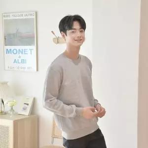 WL 교복몰 기본 마시멜로우 맨투맨 (소재 기모) 티셔츠