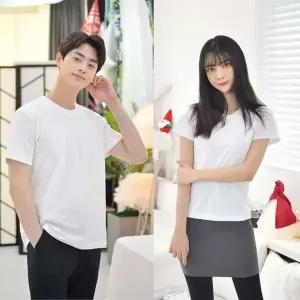 WL 교복몰 남녀공용 화이트 기본 티셔츠 3장 흰티 반팔