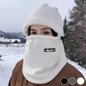 남여공용 360도 풀커버 폴라폴리스 조임 후드 워머 방한용품