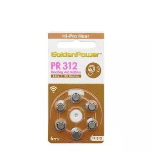Coms 보청기 건전지 (PR41/P312) 6ea 1.4V GP193