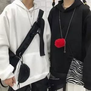 루즈핏 남자 후드 티 캐주얼 남여공용 후드 티 커플 가을