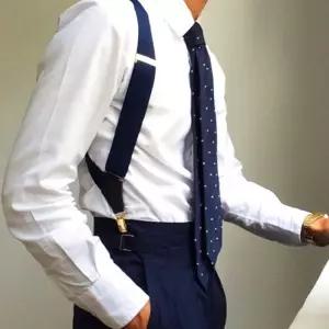 남자서스펜더 멜빵끈 정장 멜빵 셔츠 suspender