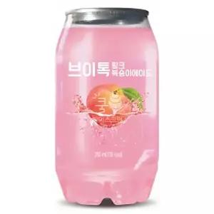 브이톡 핑크 복숭아에이드 350ml 5개