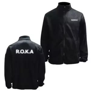 경량패딩 블랙 겨울집업 기모 반사 후리스 집업 ROKA