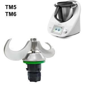 Vorwerk Thermomix TM6 용 믹서기 블레이드 반죽 헤드 포함 경화