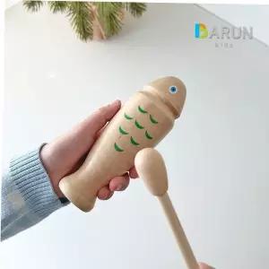 놀이교구 키즈 물고기 기로 - 리듬 타악기