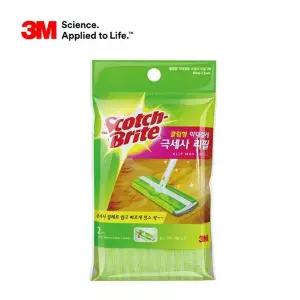 스카치브라이트 RSI739G6 클립형 막대걸레 리필(2매) 28x21cm