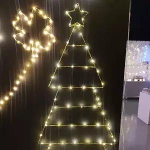[RIZPICK]96구 LED 트리 설정 장식전구 점멸 LED벽트리 트리조