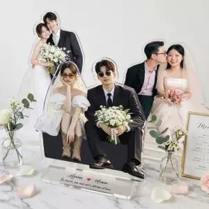 아크릴 등신대 웨딩 스탠드 주문제작 돌잔치 기념품 액자 연예인 굿즈