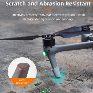 DJI AIR 3/Air 3S 드론 바디 지지대 용  랜딩 기어 매트 마모 방지 보호용 발 커버 가드 브래킷 액세서리