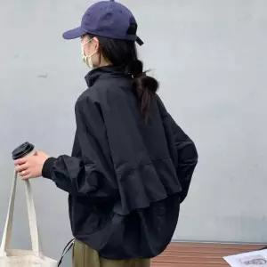 세군다 여사친 가을 캐주얼 빈티지 잠바 상의 카고풍 슬림핏 야구 반코트 점퍼 DOS3