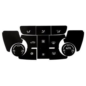 뷰익 앙코르 / 베이론 에어컨 AC 센터 버튼 수리 스티커 세트 자동차 실내 액세서리(자동 결제)에 적합합니다