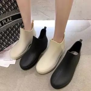 pvc 키높이 여성 레인부츠 반장화 장마철 방수신발