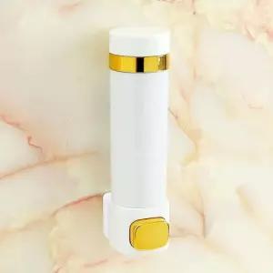 벽걸이 디스펜서 400ml 화이트 인테리어 바디워시 샴푸 린스