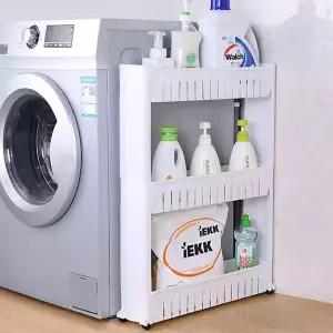 얇은 VAB301Z5 3단 서랍 수납장 리빙 틈새수납 정리 이동식