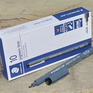 liner 블랙 1다스 스테들러 드로잉펜 pigment 0.8mm Fineliner