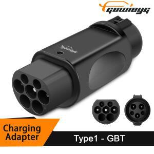 호환GUWIEYG EV 충전기 커넥터 유형 1-GBT 어댑터 자동차 SAE j1772-GB/T