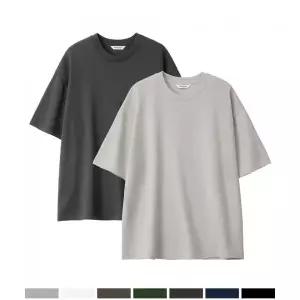 BRENSON 릴렉스드 더블코튼 반팔티 7Color 200365
