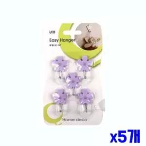 강력 XMO293I3 접착 미니 꽃잎 행거 소 5P x5개 접착식후크 훅